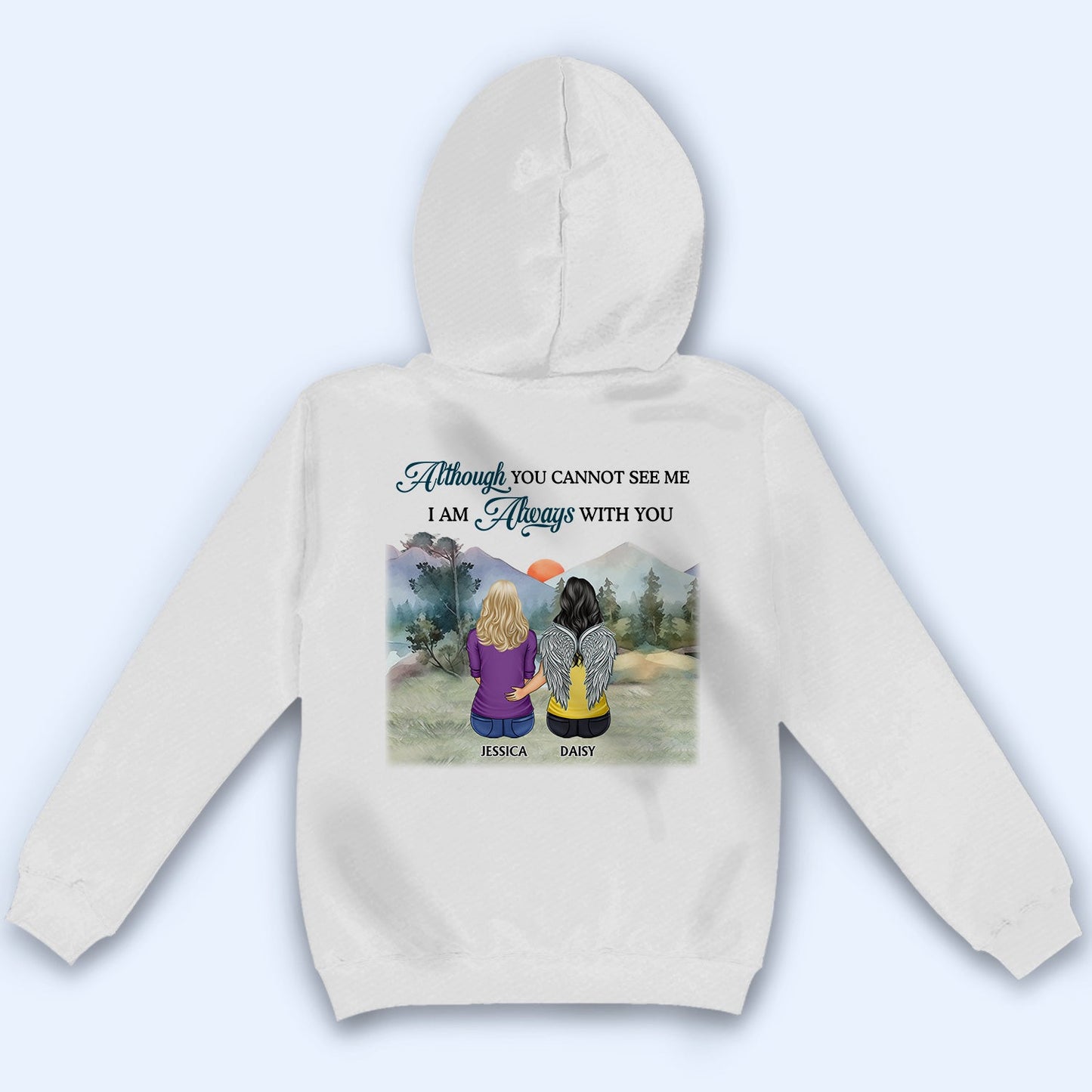 I'm Always With You - Memorial Gift For Family, Friends, Siblings - Personalized T Shirt