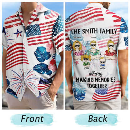 Vacation Traveling Beach - Gift For Family, Besties, Sibling, Colleagues, Couples - Personalized Hawaiian Shirt