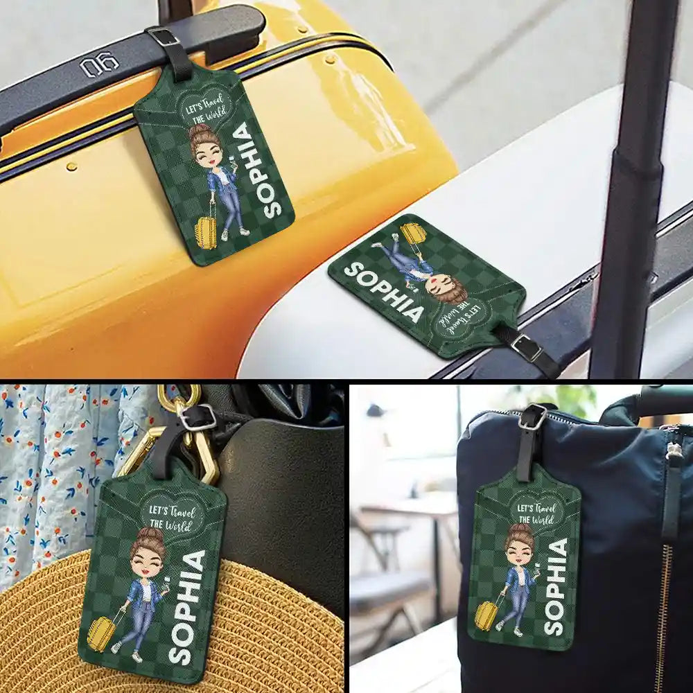 Catch Flights Not Feelings - Personalized Luggage Tag