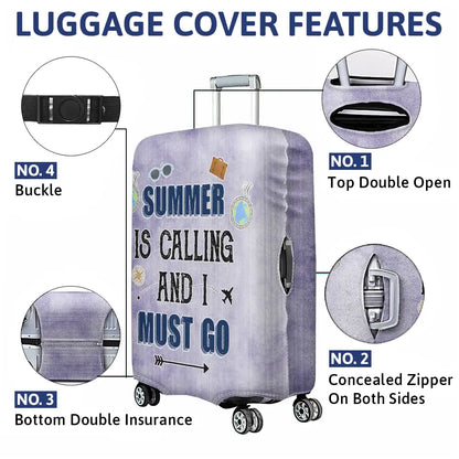 Not All Those Who Wander Are Lost - Personalized Luggage Cover