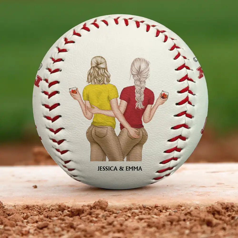I Hit A Homerun Scoring You As My Hubby Couple - Personalized Baseball, Softball