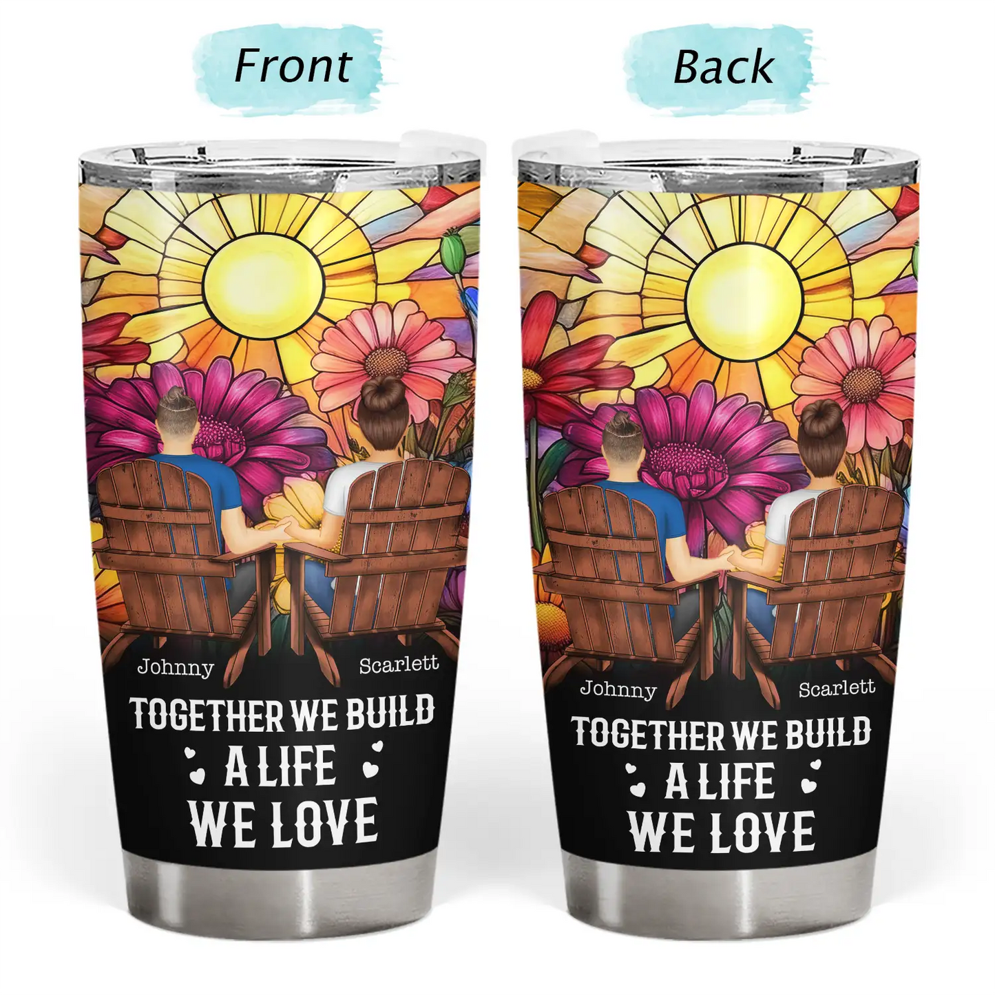 You And Me We Got This Day And Night - Personalized Tumbler