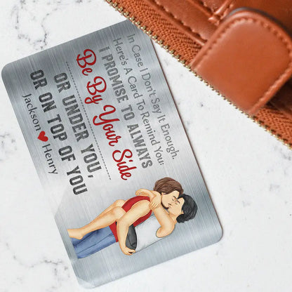 In Case I Don't Say It Enough Carrying Couple - Personalized Aluminum Wallet Card