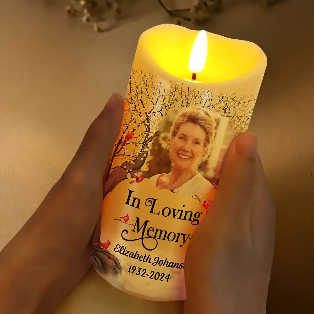 Custom Photo I'm Always With You - Personalized Flameless LED Candle