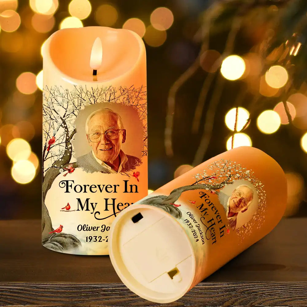 Custom Photo I'm Always With You - Personalized Flameless LED Candle