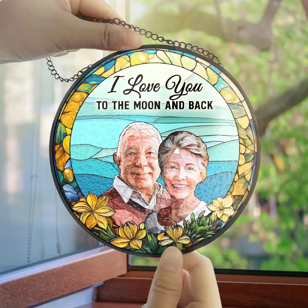 Custom Photo Portrait You & Me We Got This Couple - Personalized Acrylic Window Hanging Suncatcher