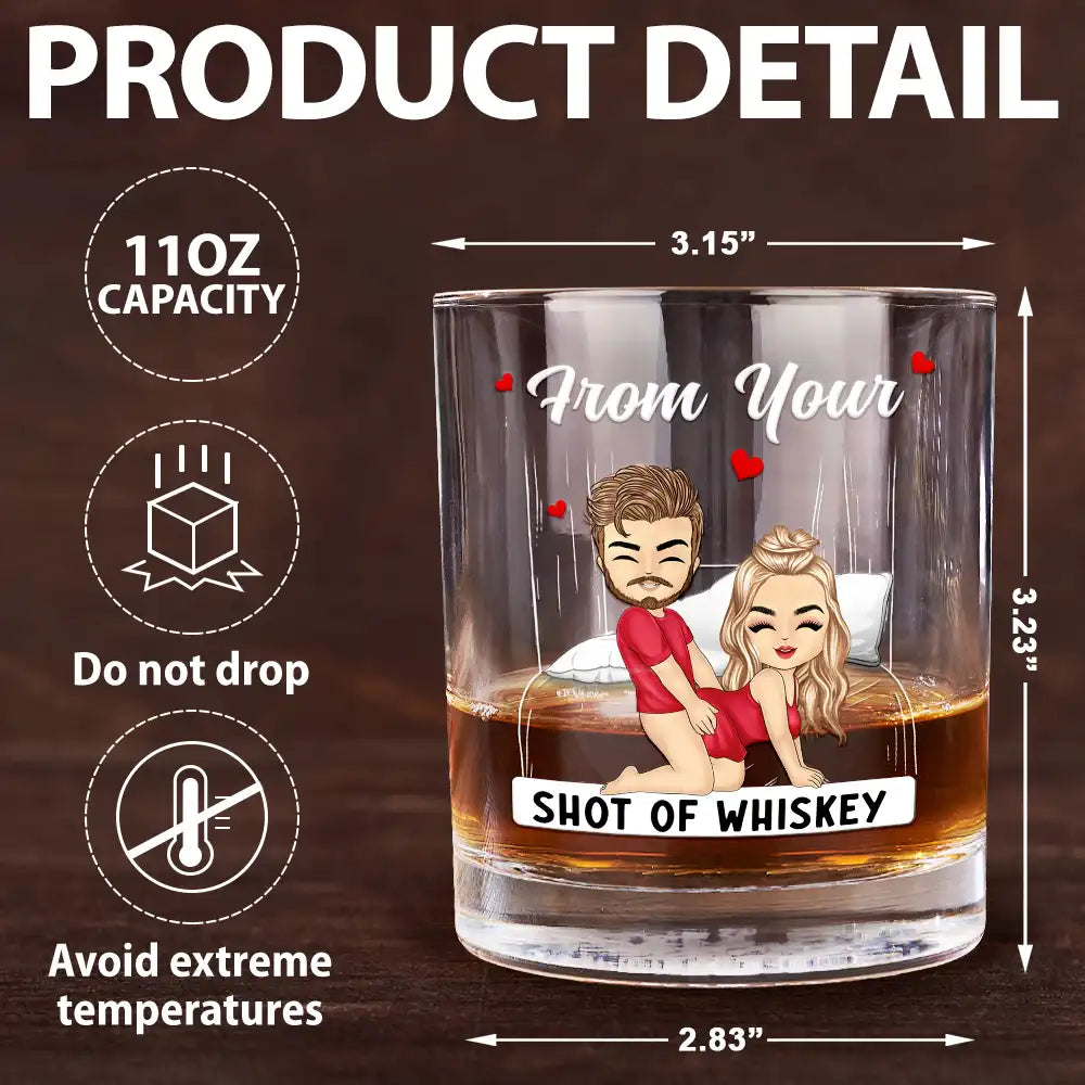 Thanks For All The Orgasms - Personalized Whiskey Glass
