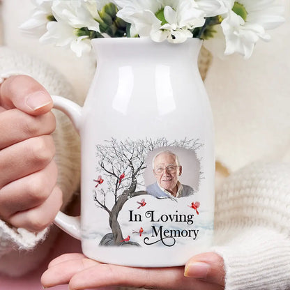 Custom Photo Memorial I'm Always With You - Personalized Ceramic Flower Vase