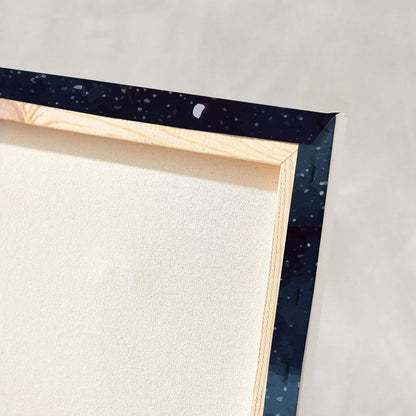 Starry Night Custom Birth Moon Phase The Day You Became Our Mom Personalized Canvas Print, Mother's Day Gift