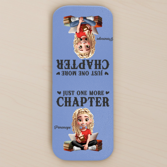 Custom Leather Magnetic Bookmark - Personalized Bookish Gifts For Book Lovers, Bookworms, Readers - One More Page Always