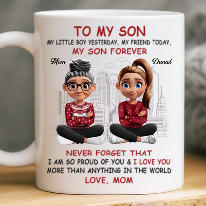 Custom Mug - Personalized Birthday Gifts For Mom, Son, Daughter - My Child My Forever Gift