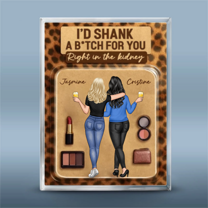 Custom Rectangle Shaped Acrylic Plaque - Personalized Best Friend Birthday Gifts For Women, Besties, Sisters, BFF - Forever Friends In Style