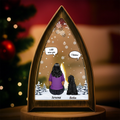 Custom LED Tabletop Lantern Light - Personalized Pet Christmas Memorial Sympathy Gifts For Dogs - Shine On Love