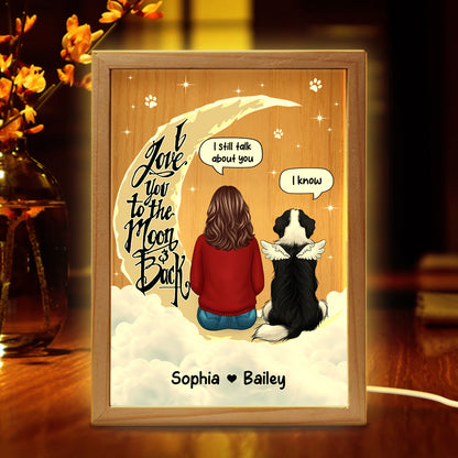 Pet Memorial Personalized Frame Light Box