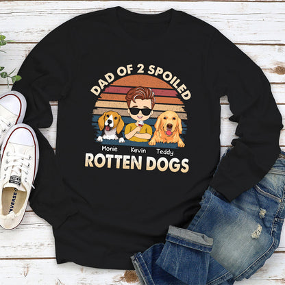 Rotten Dog Version 2 - Personalized Custom Long Sleeve T-Shirt