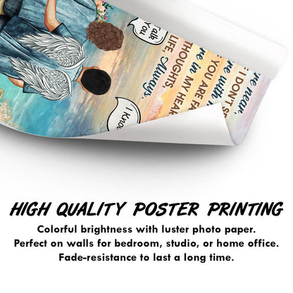 You Are Near Widow Middle Aged Couple - Memorial Gift - Personalized Custom Poster