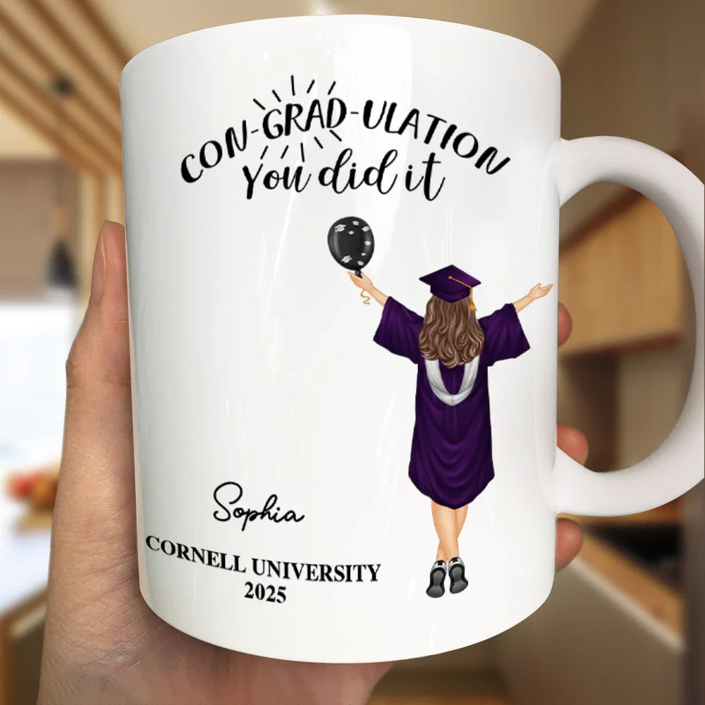 Graduation - You Did It - Personalized Mug
