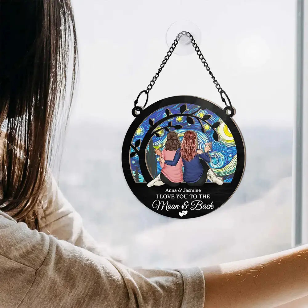 You & Me We Got This - Personalized Window Hanging Suncatcher Ornament Hanging Suncatcher Ornament The Next Custom Gift