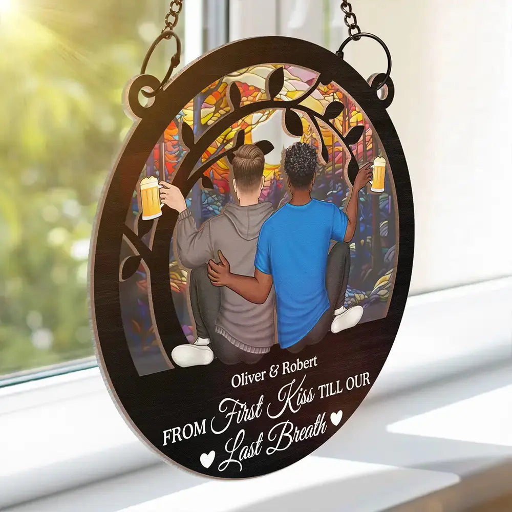 You & Me We Got This - Personalized Window Hanging Suncatcher Ornament Hanging Suncatcher Ornament The Next Custom Gift