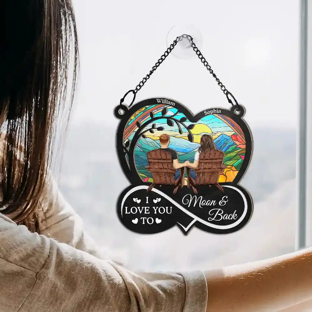 You & Me We Got This Till Our Last Breath - Personalized Window Hanging Suncatcher Ornament Hanging Suncatcher Ornament The Next Custom Gift