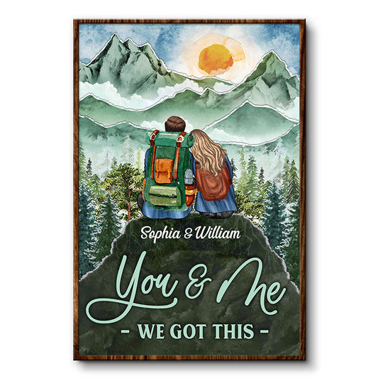 You And Me Camping Couple Gift - Personalized Custom Poster