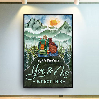 You And Me Camping Couple Gift - Personalized Custom Poster