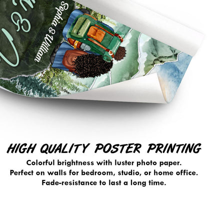 You And Me Camping Couple Gift - Personalized Custom Poster