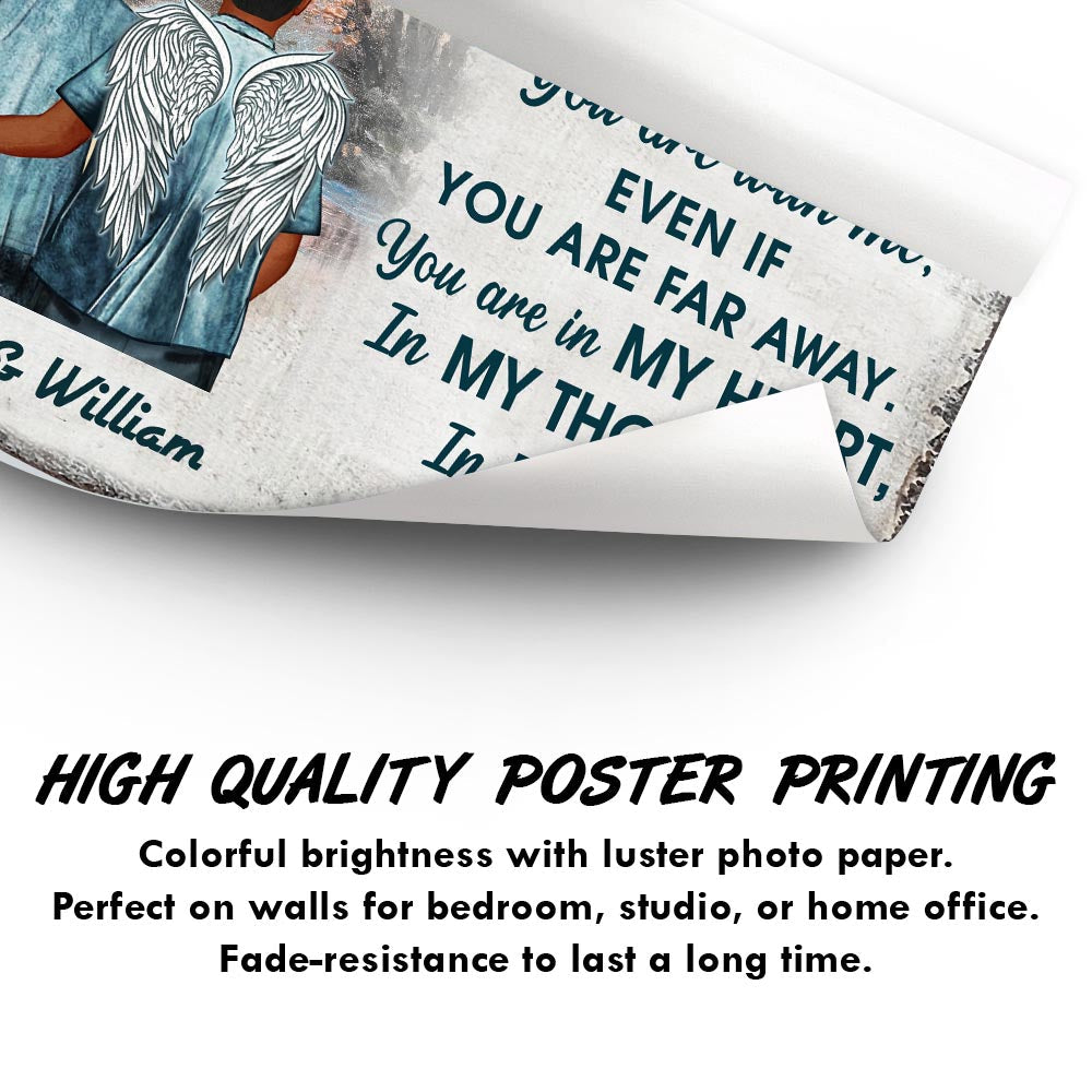 You Are Near Middle Aged Couple - Memorial Gift - Personalized Custom Poster