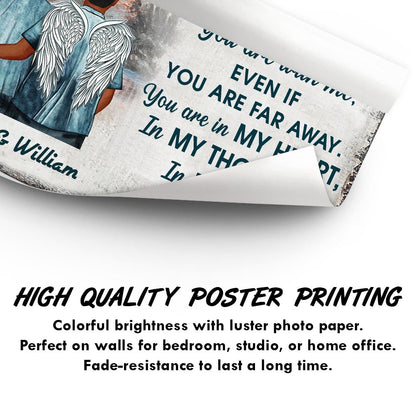 You Are Near Middle Aged Couple - Memorial Gift - Personalized Custom Poster