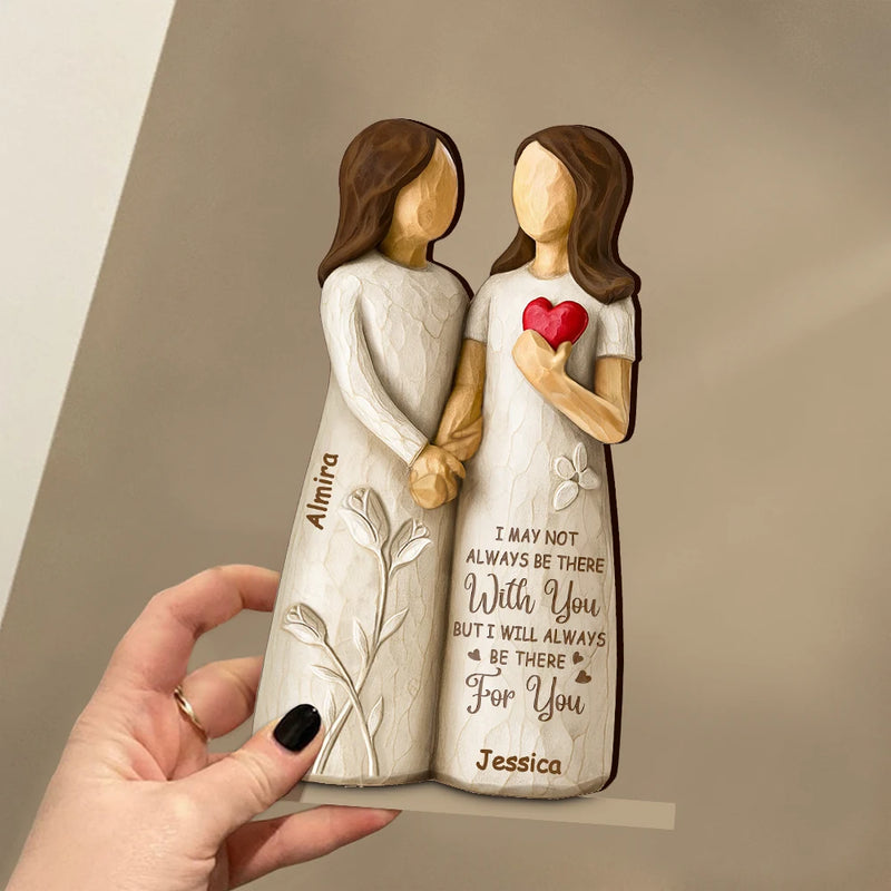 You Are The Sister I Got To Choose - 3D Inflated Effect Printed, Personalized Custom Shaped 2-Layered Wooden Plaque