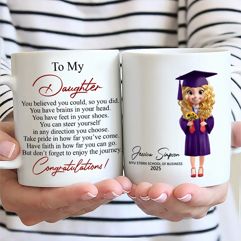 You Believed You Could So You Did - Personalized Mug