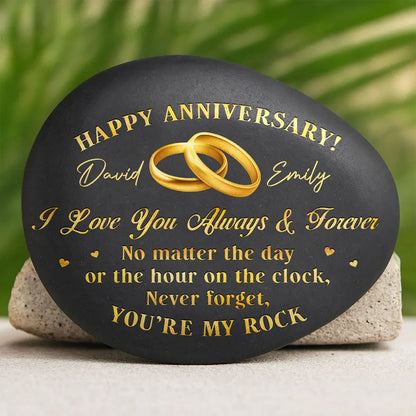 You're My Rock Couple Anniversary - Personalized Printed Rock