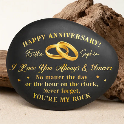 You're My Rock Couple Anniversary - Personalized Printed Rock