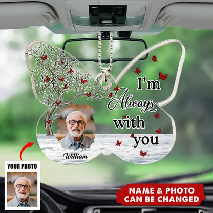 Your Wings Were Ready But My Heart Was Not - Personalized Car Ornament ornament The Next Custom Gift