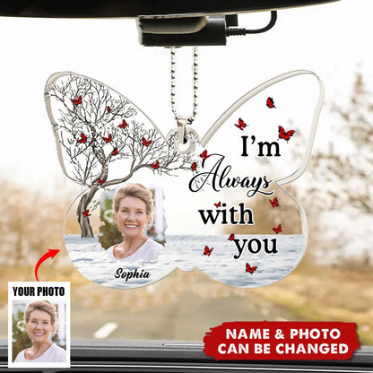 Your Wings Were Ready But My Heart Was Not - Personalized Car Ornament ornament The Next Custom Gift