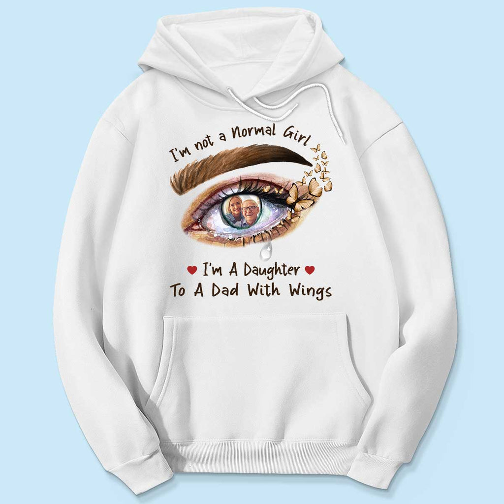 A Daughter To A Dad With Wings Personalized Memorial Shirt