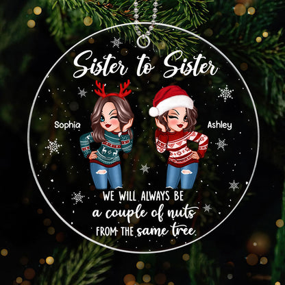 Couple Of Nuts Sisters Best Friend Gift Personalized Acrylic Ornament