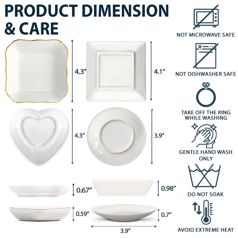 Mom's Grandma's Sweethearts Independence Day - Personalized Ring Dish