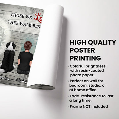 Dandelion Memorial Family Members Personalized Poster, Sympathy Gift