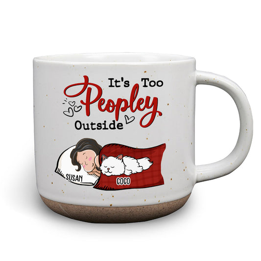 Too Peopley - Personalized Custom Pottery Mug