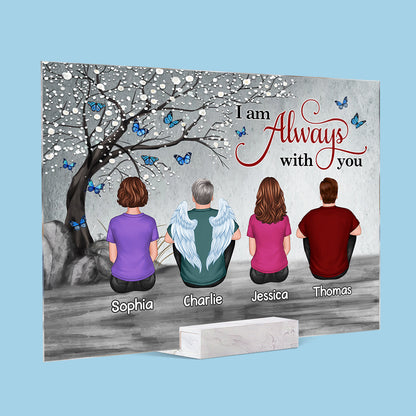 Blossom Tree Always With You Whole Family Memorial Remembrance Gift Personalized Acrylic Plaque