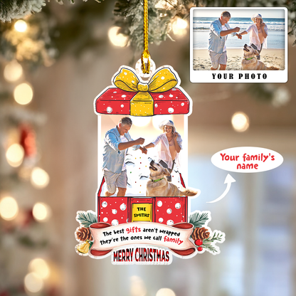 Shineful Personalized Decoration Ornament Upload Photo Family Is The True Gift