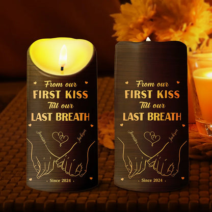 I Met You I Like You Couples - Personalized Flameless LED Candle