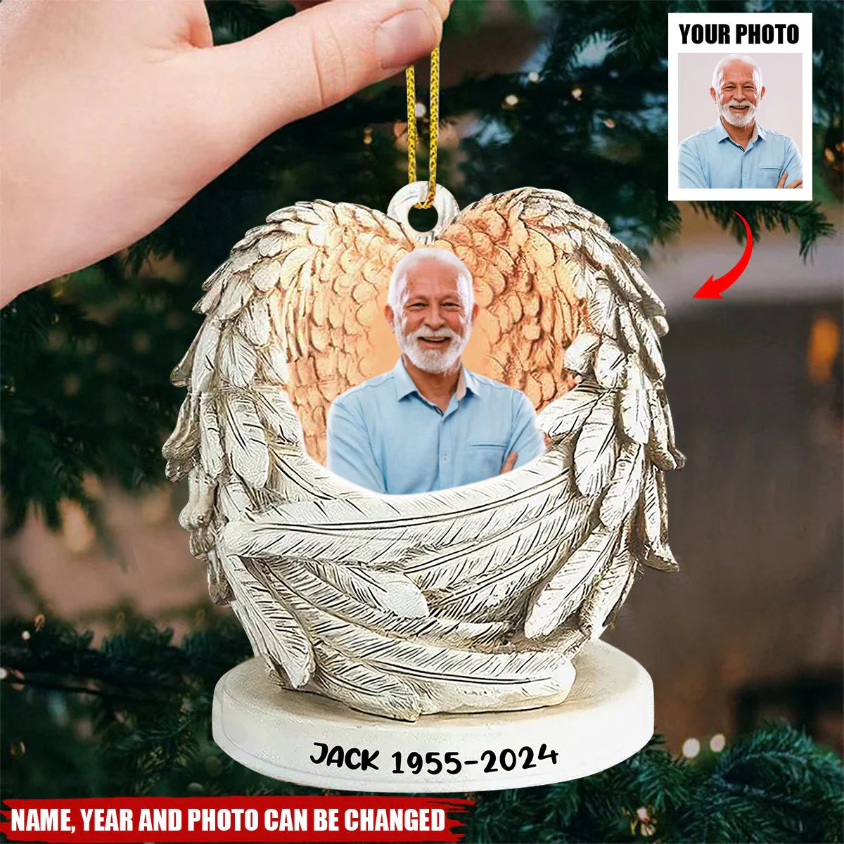 My Angel - Personalized Memorial Ornament