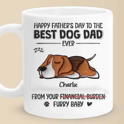 Time Spent With Dogs Is Never Enough - Dog Personalized Custom 3D Inflated Effect Printed Mug - Father's Day, Gift For Pet Owners, Pet Lovers