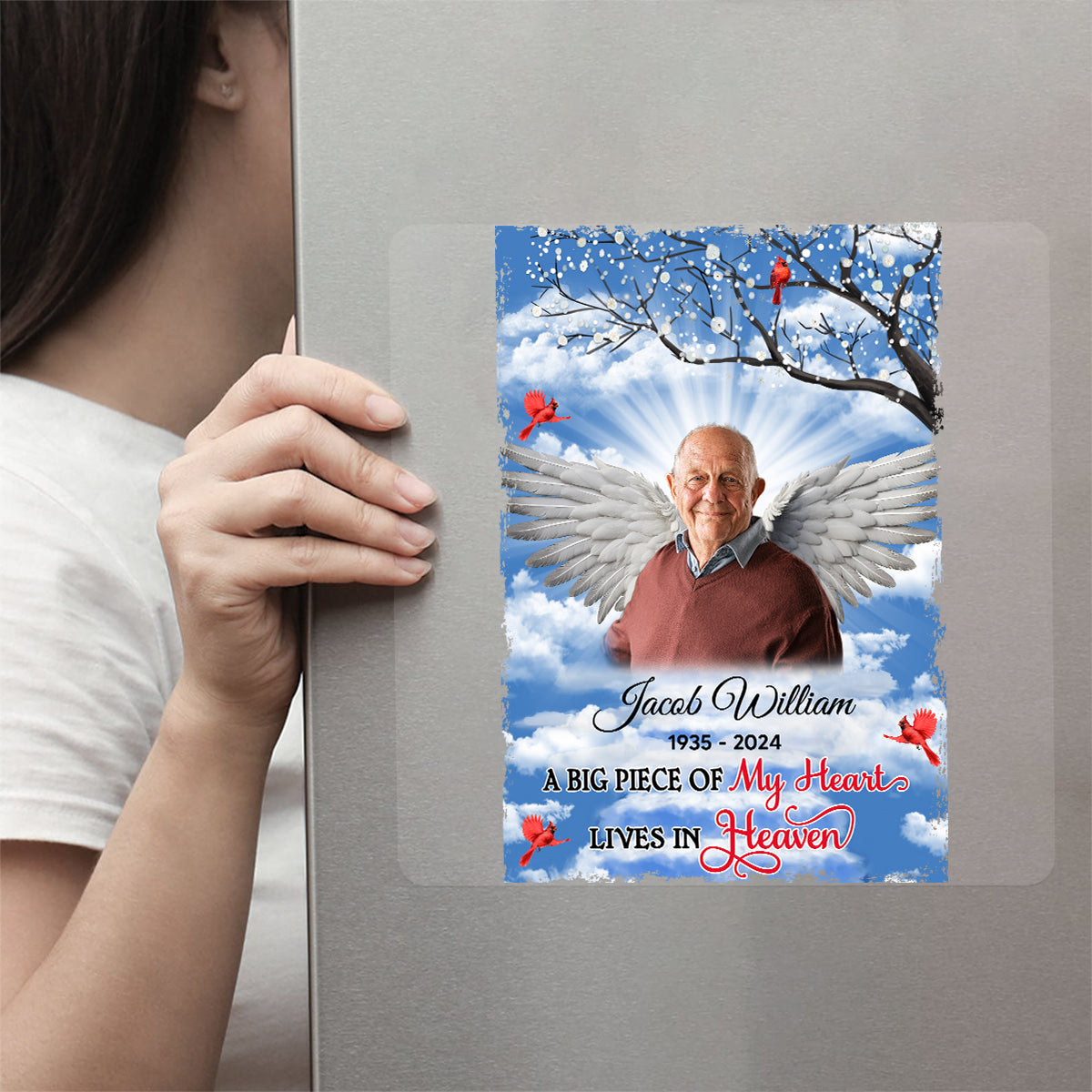 Big Piece Of My Heart Memorial Personalized Car Decal