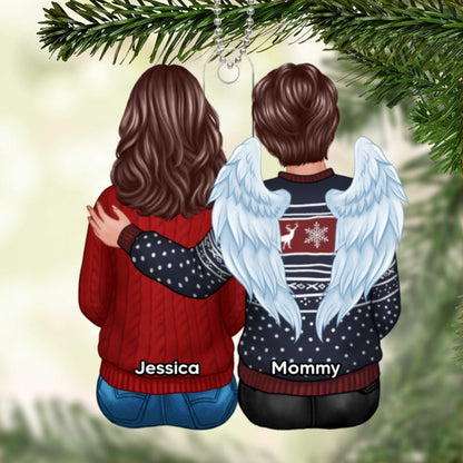Christmas Family Memorial Remembrance Gift Personalized Acrylic Ornament