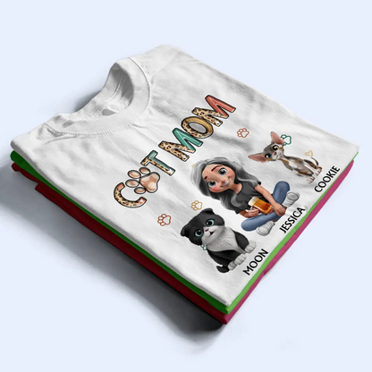 Cat Mom Funny Cat - Personalized T Shirt