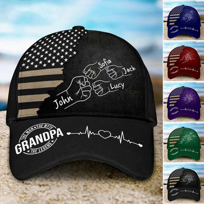 The Man The Myth The Legend Personalized Classic Cap