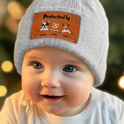 Protected By Dog - Personalized Custom Beanie